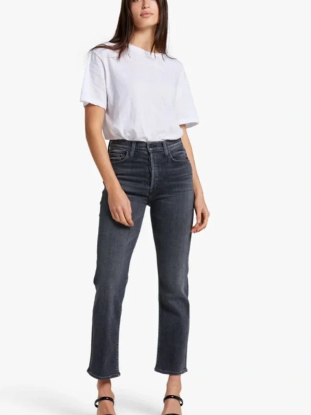 MOTHER The Tomcat Ankle Jeans in X Marks the Spot Size 26